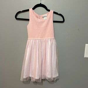 Sweet Heart Rose, Girl’s Size 7 Dress, Pink, Sleeveless, Mesh & Beaded Waist